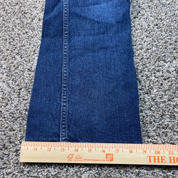 Vintage Levi's 517 Women's 26x31 Boot Cut Jeans Slim Fit Stretch Dark Wash 00s - Picture 8 of 10